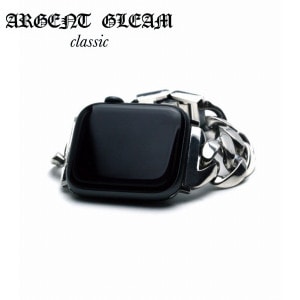 ArgentGleam Classic アージェントグリームクラシック シルバー925 ブレスレット APPLE WATCH CHAIN BAND PLAIN 49mm 45mm 44mm 42mm 