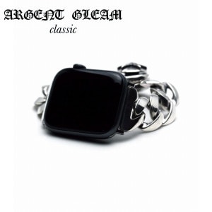 ArgentGleam Classic アージェントグリームクラシック シルバー925 ブレスレット APPLE WATCH CHAIN BAND CLIP 49mm 45mm 44mm 42mm A