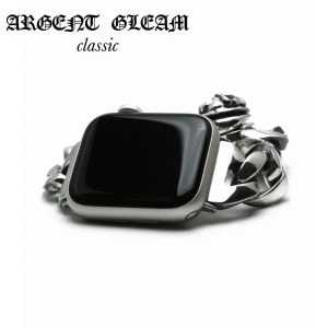 ArgentGleam Classic アージェントグリームクラシック シルバー925 ブレスレット APPLE WATCH CHAIN BAND CLIP 41mm 40mm 38mm AGB-18
