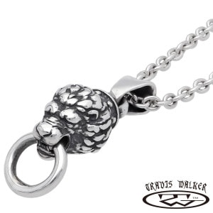 TRAVIS WALKER トラヴィスワーカー ライオン チャーム シルバー ネックレス ペンダント ペンダントトップ ペンダントチャーム ブランド 公式 正規品 シルバー925 アクセサリー 獅子 