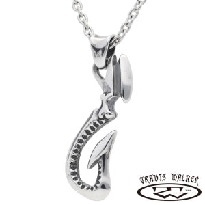 TRAVIS WALKER トラヴィスワーカー フック チャーム シルバー ネックレス ペンダント ペンダントトップ ペンダントチャーム ブランド 公式 正規品 シルバー925 アクセサリー フィッシ