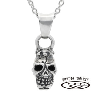 TRAVIS WALKER トラヴィスワーカー スカル ペンダント シルバー ネックレス ペンダントトップ ペンダントチャーム ブランド 公式 正規品 シルバー925 アクセサリー ドクロ 骸骨 メン