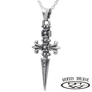 TRAVIS WALKER トラヴィスワーカー 2 クロス ダガー ペンダント シルバー ネックレス ペンダントトップ ペンダントチャーム ブランド 公式 正規品 シルバー925 アクセサリー 短剣 