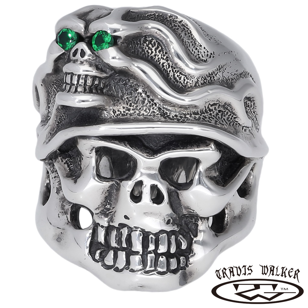 TRAVIS WALKER トラヴィスワーカー マッドネス ヘルメット エメラルド