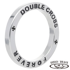 TRAVIS WALKER トラヴィスワーカー スペーサーリング FOREVER リング 指輪 メンズリング シルバー ブランド 公式 正規品 シルバー925 アクセサリー シンプル 英字 クロス 十