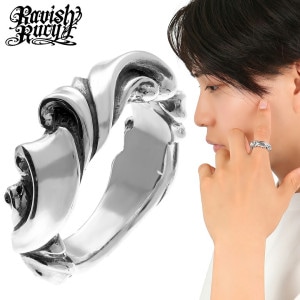 Ravish Rucy ラヴィッシュルーシー グラスライン リング M 指輪 3〜30号 シルバー ねじり ひねり リボン 唐草 植物 有機的 立体的 シルバーリング メンズ レディース 男性 女性 