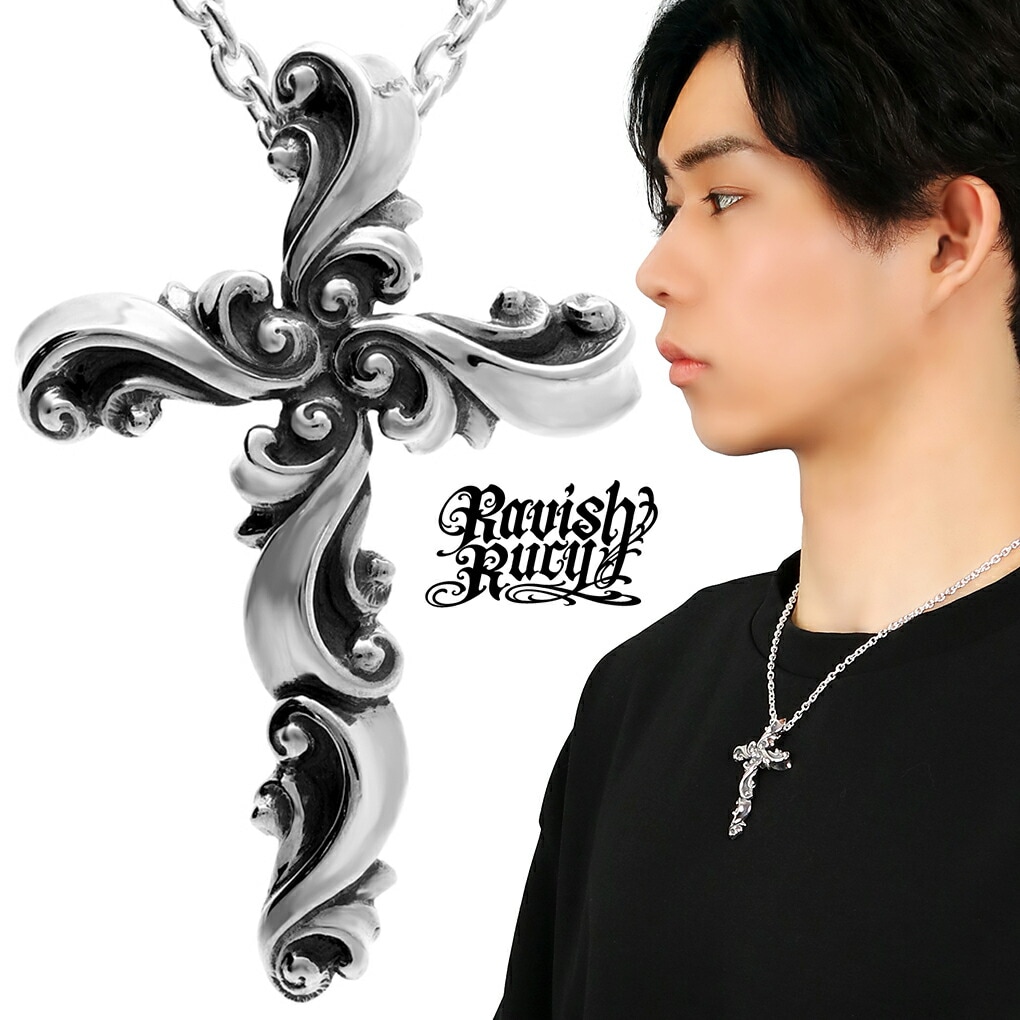 ネックレス・ペンダント ruca Ravish Rucy ラヴィッシュルーシー グラス クロス トップ ネックレス