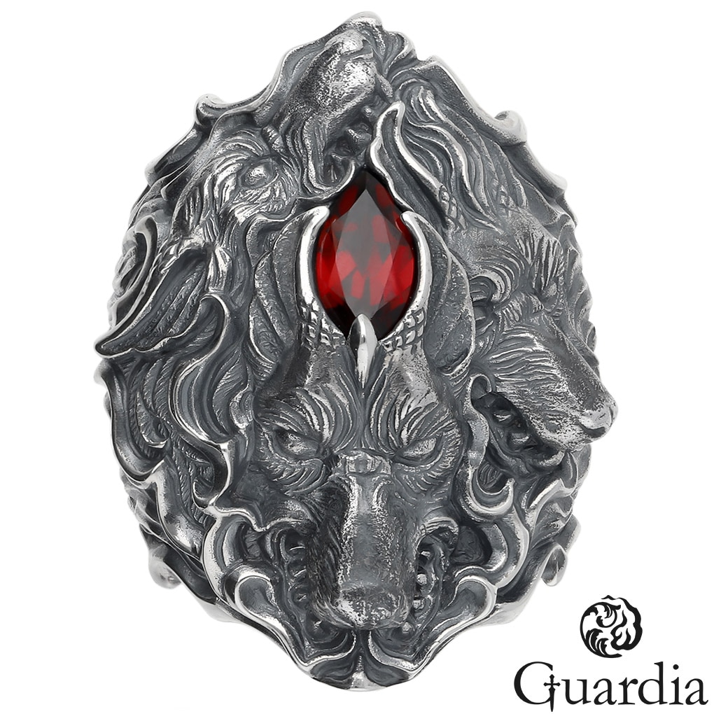 Guardia ガルディア Kerberos ケルベロス シルバー リング 指輪 11～30