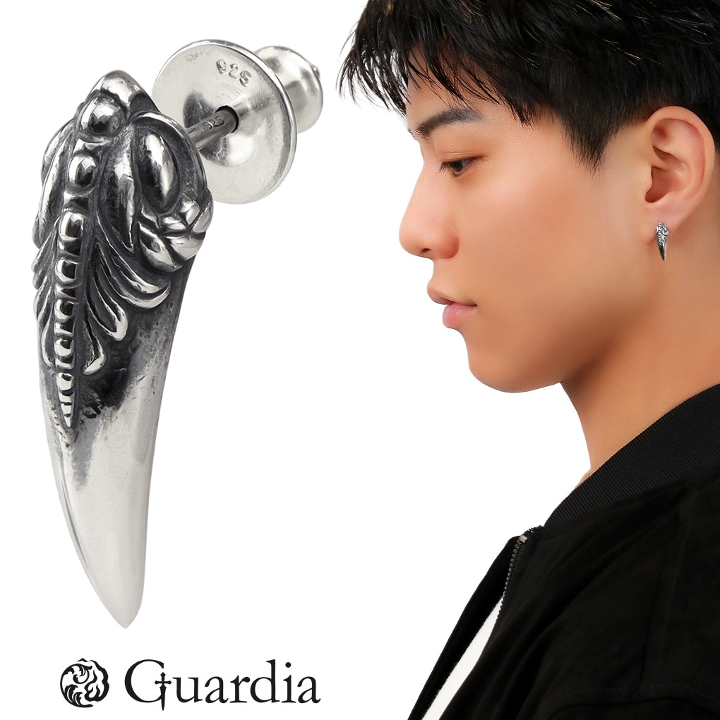 Guardia ガルディア Venom Fang ヴェノム ファング シルバー ピアス 1P