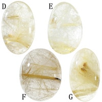 ルチルクォーツ ルース 磨き 原石 選べる 一点物 3～4.1g ゴールド