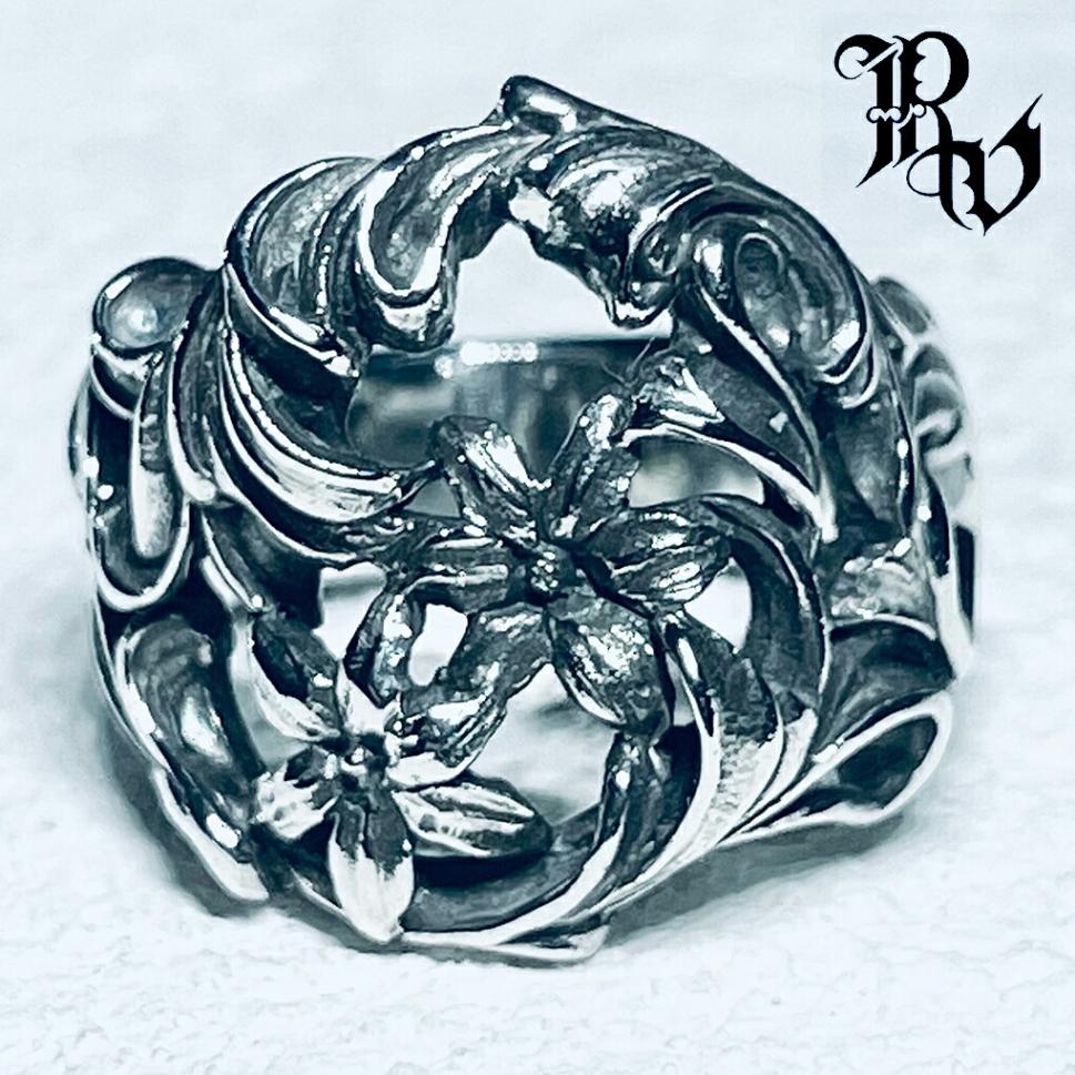 Revellia Lil リング 指輪 8～18号 シルバー 925 花 フラワー モチーフ 