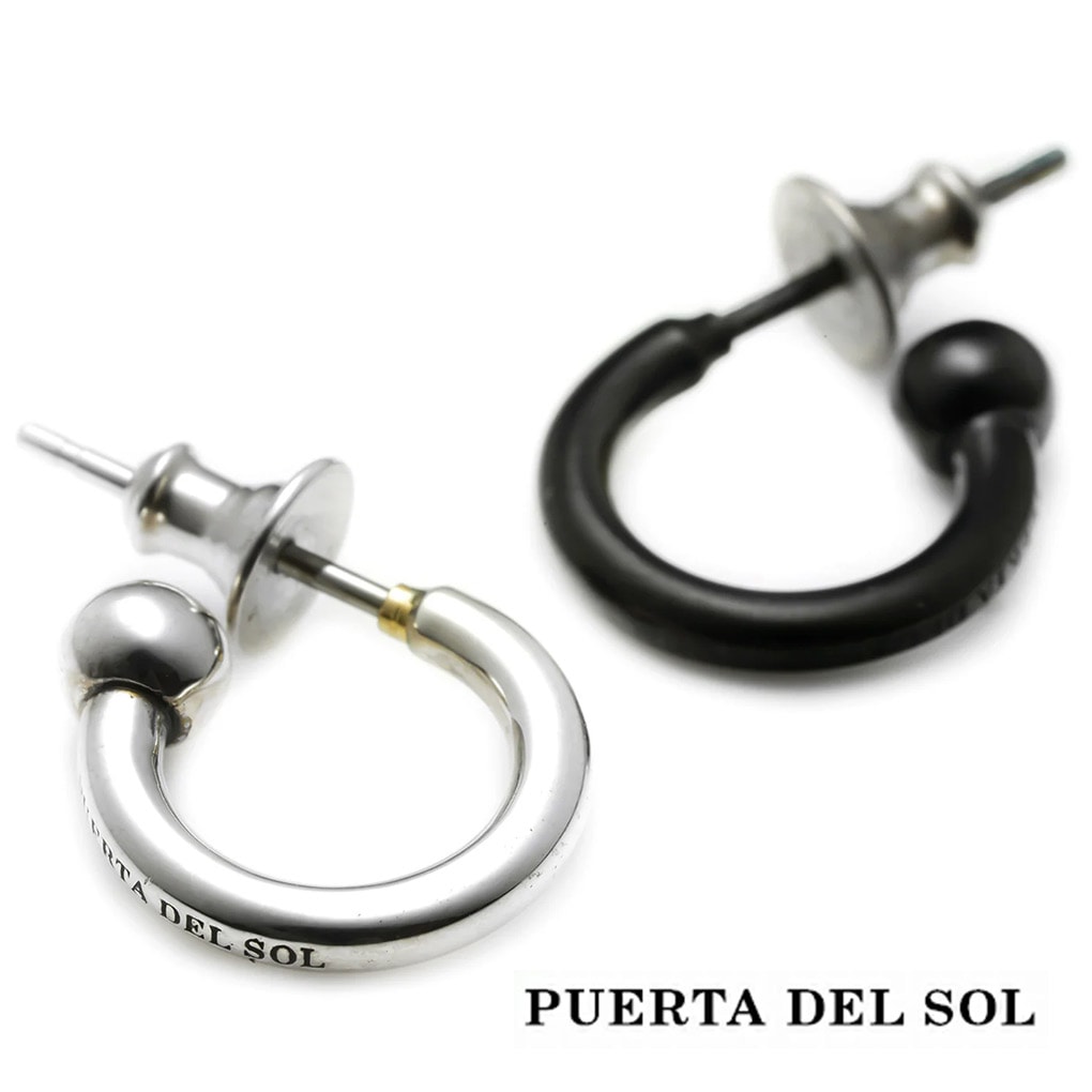 PUERTA DEL SOL シルバー 950 ピアス メンズ レディース シンプル 1P