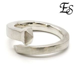 Es Holy Nail Ring w/Matte Finish ��� ���� 11��23�� ����С� 925 ţ �ͥ��� ����ץ� �ե�������� �����Ĥ� �������� ����С���� ��� ��ǥ����� ���� ���� ��� ��� �֥��� ��ǰ�� ������ �ץ쥼��� �͵� ������� ���� ��� ���줤 �⸫��