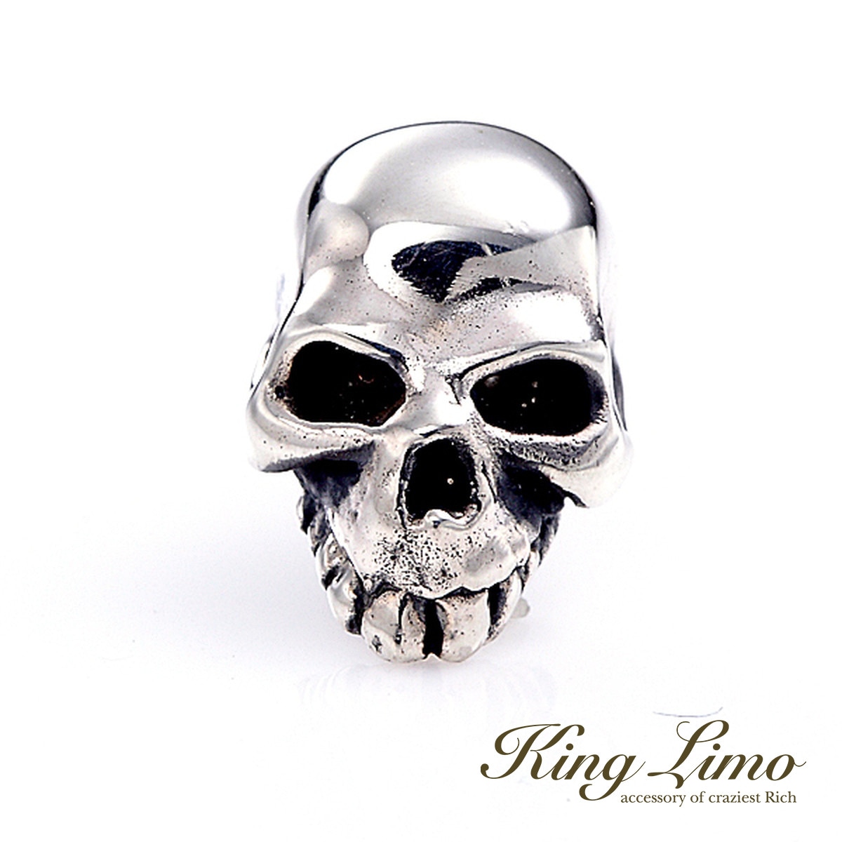 King Limo TINY ROOSTER タイニールースター ピアス 1P 片耳用 スカル