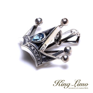 King Limo INPERIAL CROWN �ѥ��� ����ڥꥢ�륯�饦�� �ڥ����� (��������ʤ�) ���� �֥롼�ȥѡ��� ���󥰥�� ����С�925 ����С����������꡼ �� ����С��ڥ����ȥȥå� ���㡼�� �ͥå��쥹 �����