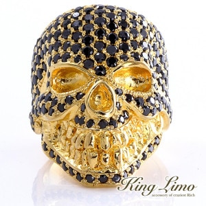 King Limo KING HEAD �ѥ��� ���󥰥إå� ��� ������ �ɥ��� �������� ���� K18������ɥ����ƥ��� ���󥰥�� ����С�925 ����С����������꡼ �� ����С���� ����