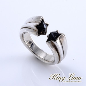 King Limo ROCK　文字リング　 925シルバー 星/月|大人のための上質なシルバーアクセサリー通販｜新宿銀の蔵