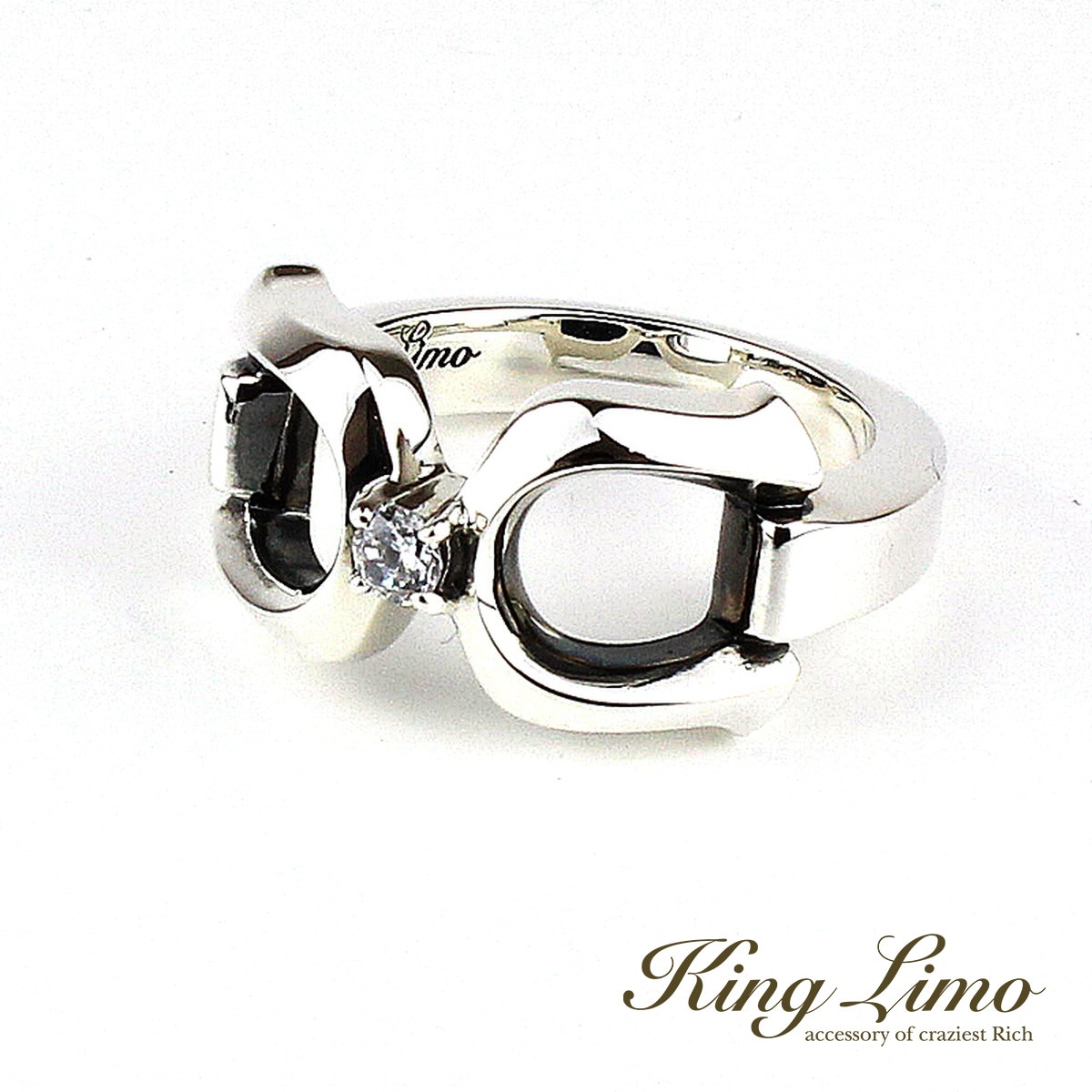 King Limo ROCK　文字リング　 925シルバー King Limo BIT ビット リング キングリモ シルバー925 シルバー