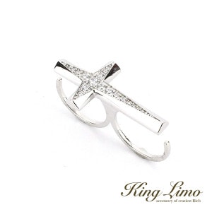 King Limo CROSS EDGE DOUBLE ���������å����֥� ��� �ե꡼������ ������ ���󥰥�� ����С�925 ����С����������꡼ �� ����С���� ����