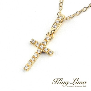 King Limo MICRO CROSS �ޥ����������� �ͥå��쥹 (���������դ�) ������ K18������ɥ����ƥ��� ���󥰥�� ����С�925 ����С����������꡼ �� ����С��ͥå��쥹 �ڥ����ȥȥå� �����