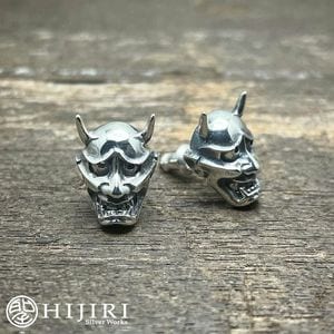�� HIJIRI �̼��̤Υԥ��� Noh mask ��Han-nya�� earrings 2P ξ���� ǽ�� ���� ����С� ���������꡼ �֥��� ��� ���� ��� �� ö�� ��ǰ�� ������ �ץ쥼��� �͵� �������