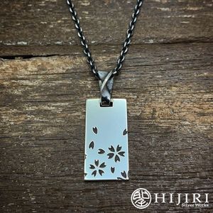 �� HIJIRI �Ⱦ��������ͤΥڥ����� Kimono pattern pendant ��Cherry blossoms�� �ͥå��쥹 �� ������ �ץ졼�� ����С� ���������꡼ �֥��� ��� ���� ��� �� ö�� ��ǰ�� ������ �ץ쥼��� �͵� �������