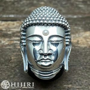 �� HIJIRI �����ʩƬ ��� Pray Buddha head ring ���� 15��35�� ��ʩ ����С� ���������꡼ �֥��� ��� ���� ��� �� ö�� ��ǰ�� ������ �ץ쥼��� �͵� �������