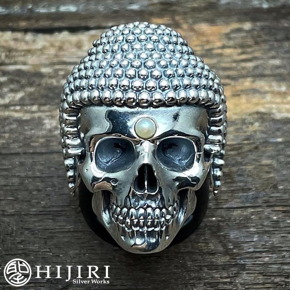 聖 HIJIRI 涅槃寂静の仏頭 リング Nirvana ring 指輪 15～35号 大仏