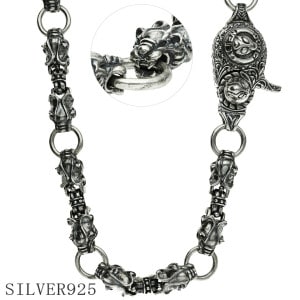 ����С��������� ����С�925 �ͥå��쥹 �������� ����13mm 50cm �ҥ祦 �����ꥢ�� ��� ���� ���� ���� ����С� 925 ��������ͥå��쥹 �ͥå��쥹�������� ����� ���쥤 ɿ �ѥ󥵡� ưʪ ��������Τ� �� ���� ��ǰ�� ������ �ץ쥼��� �͵� ������� ���̴�