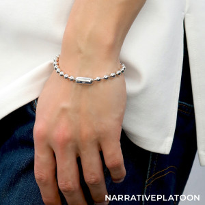 NARRATIVEPLATOON 5.0mm �ܡ���������� �֥쥹��å� ����С� 925 ����ץ� ���ꤲ�ʤ� ���줤�� ��� ���ä����� �֥쥹 ��� ��ǥ����� ���� ���� ��� ��� ������ ��ǰ�� �ץ쥼��� �͵� �������