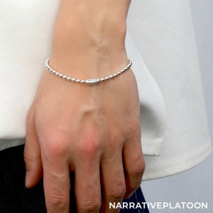 NARRATIVEPLATOON 3.0mm �ܡ���������� �֥쥹��å� ����С� 925 ����ץ� ���ꤲ�ʤ� ���줤�� ��� ���ä����� �֥쥹 ��� ��ǥ����� ���� ���� ��� ��� ������ ��ǰ�� �ץ쥼��� �͵� �������