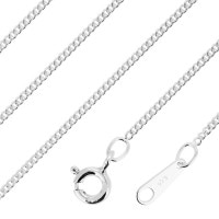 幅約1.2mm(厚み0.6mm) 50cm【シルバーチェーン】 シルバーきへいチェーン　|チェーン・革紐(ネックレス用)