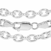 幅約5.3mm 70cm☆送料無料☆ 【シルバーチェーン】 シルバーあずきチェーン　|チェーン・革紐(ネックレス用)