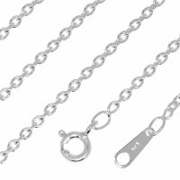 幅約1.8mm 38cm【シルバー チェーン】シルバーあずきチェーン|チェーン・革紐(ネックレス用)