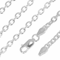 幅約2.8mm 80cm【シルバー チェーン】シルバーあずきチェーン|チェーン・革紐(ネックレス用)