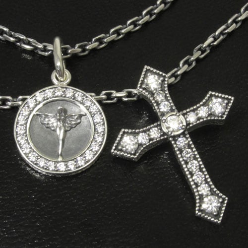 BULLET PEACE ジルコニア シルバーネックレス silver925 シルバーネックレス 【BULLET PEACE】キュービックジルコニア ビーナス