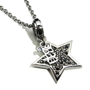 BULLET PEACE ジルコニア シルバーネックレス silver925 シルバーネックレス 【BULLET PEACE】 ブラックジルコニア・ブラック