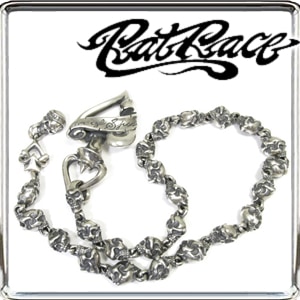 Rat Race - Key & Wallet Chain Rat Race Two Face Skull Bracelet