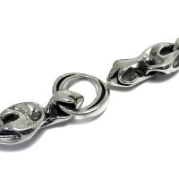 ★送料無料★【M's collection/エムズコレクション】トライバル ピース シルバーブレスレット|メンズアクセサリー