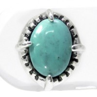 ターコイズ スタッドシルバーピアス(1P/片耳用)|メンズアクセサリー