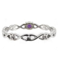 アメジスト アラベスクプラチナコート シルバーリング 7〜15号/レディース リング/Amethyst/レディ-ス/Ladies Ring/女性用 指輪(ゆびわ)/パワーストーン/天然石|レディースア