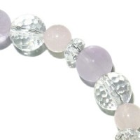 8mm 17cm 恋愛運 魅力アップ クリアラベンダー ラベンダーアメジスト