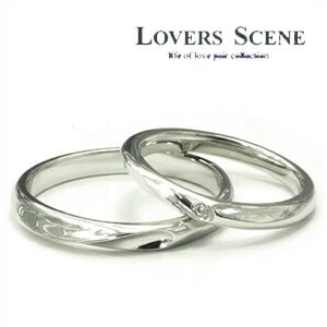 LOVERS SCENE】ジョイントハート シルバー ペアリング 7～19号 