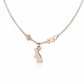 ≪SERASTINY / セラスティニー≫ シルバー製 -蝶うさぎ-/ネックレスPG