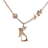 ≪SERASTINY / セラスティニー≫ シルバー製　-蝶うさぎ-/ネックレスPG