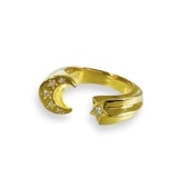 ≪Crescent Luna/クレセントルナ≫LUNA ESTRELLA RING TYPE A 　ゴールド