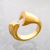 ≪Crescent Luna/クレセントルナ≫ LUNA ESTRELLA RING TYPE B　ゴールド