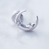 ≪Crescent Luna/クレセントルナ≫BRUJA PIERCE/ブルージャピアス SILVER