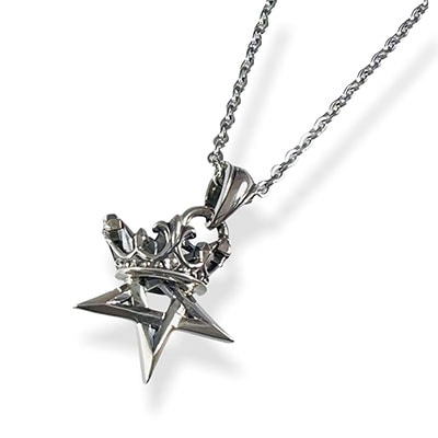 ≪Artemis Kings/アルテミスキングス≫王冠五芒星ペンダント