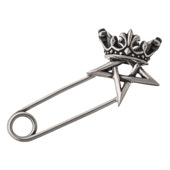 ≪Artemis Kings/アルテミスキングス≫王冠五芒星セーフティピン 安全ピン